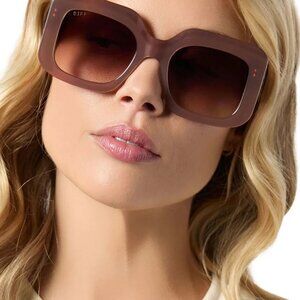 DIFF Eyewear - Giada Sunglasses, Macchiato Brown Gradient